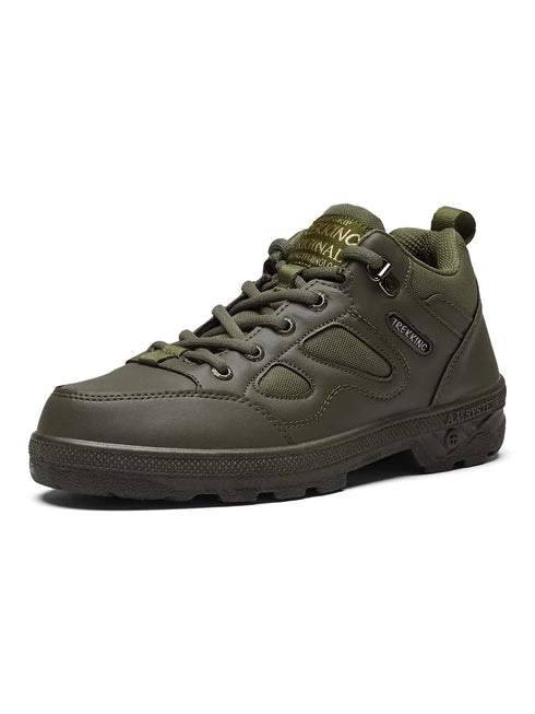 TREKKING Olive Child Sneakers